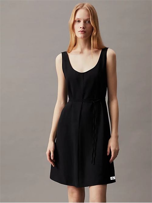 tie waisted day dress CALVIN KLEIN JEANS | J20J223320BEH